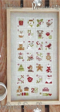 Madame Chantilly - Christmas Stamps PCS + XSD