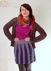 Eleven Handmade- Linda Skuja- Cabled winter skirt