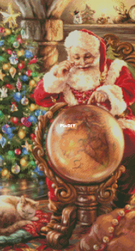 HAED HAEDJGMINI 11856 Mini Santas Joy Around The World by Dona Gelsinger