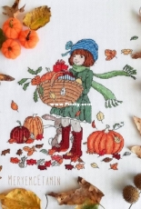 Belle and Boo Autumn-Cross Stitch Crazy-259