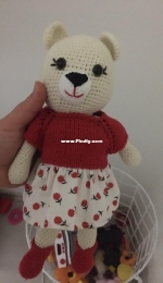Teddy bear in dress