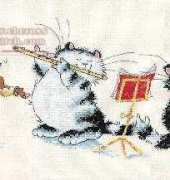 Heritage StitchCraft - Margaret Sherry Collection MSPH646 Purr-fect Harmony