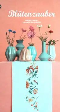 RICO Design - Book N°153 - Blütenzauber - Floral Magic - La magie de fleurs - Enlish, German, French