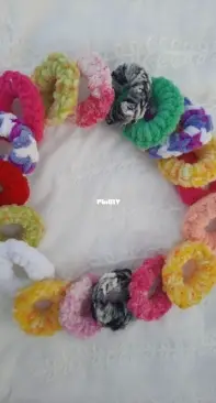 Crocheted Scrunchies for your hair