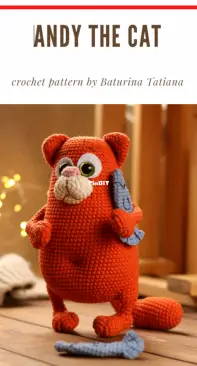 Cute Toys By Tatiana - Medvedik Toys - Tatiana/Tatyana Baturina - Andy the Cat