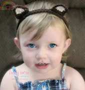 Busy Mom Designs - Kitty or Skunk Ears Headband (English)