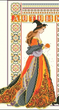 Lavender and Lace LL58 Celtic Autumn - alternate colors PCS