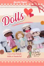 Atelie Ponto e Corte -  Dolls by Jeane Tavares - Portuguese