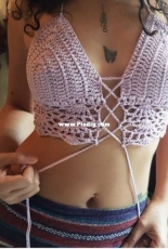 Matinee Maya Imchum - Maya Luna Corazon - Foxy Lace Halter Top