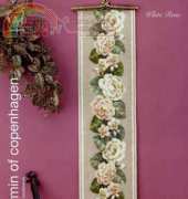Permin 15-5320 - White Rose Bell Pull