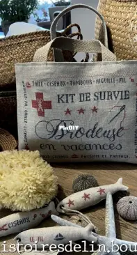 Histoire de lin kit de survie brodeuses en vacances