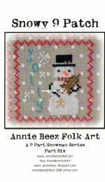 Annie Beez Folk Art - Snowy 9 Patch - Part 6