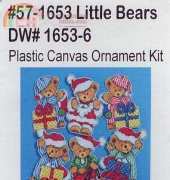 Design Works 1653-6 Little Bears by Joan Elliott - Plastic Canvas
