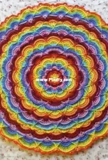 MadMadme - Charissa Ragsdale  - Flower Puddles Ripples Blanket