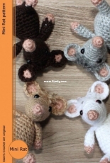 Danis Crochet Art - Danielle Grondman - Mini Rat - Free