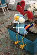 Crochet baby rooster