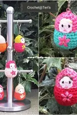 Crochet at Teris - Teri Hamilton -Russian Doll Keychain - Free