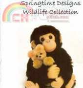 Springtime Designs-Wildlife Collection-Bubbles-10 inch monkey