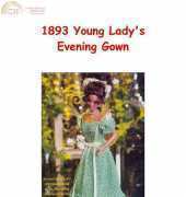 For Barbie 1893 Young Ladys Evening Gown