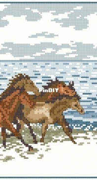 Oehlenschlager Design OOE - 11303 Galoping Horses on the Beach XSD-PCS