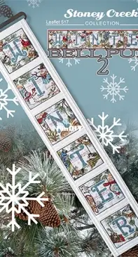 Stoney Creek Leaflet 517 - Winter Bell Pull 2 PCS