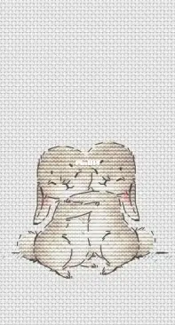 SV-stitch - Fluffy hugs bunnies by Svetlana Nemiritskaya XSD