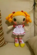 Novedades Jenpoali -Amigurumi Crochet Doll LalaLoopsy Model 3 - Spanish - Free