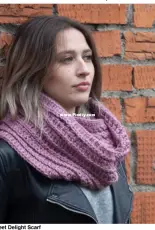 Ladushka Crochet - Daria Vaganova - Sweet Delight Scarf - Free