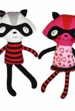Raccoon Love Bandit Sewing Pattern - Dolls and Daydreams