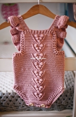 Mon Petit Violon - Vita Apala - Berry Romper