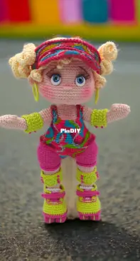 Red Bunny Crochet - Skater Girl
