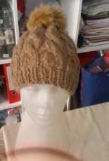 brown hat