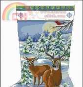 Christmas Stockings in Cross-Stitch: Kooler Design Studio