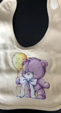 bib purple bear