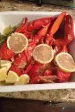 lemon garlic souse lobster