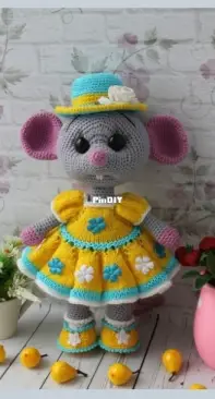 hand_made_17 - Marina Maurina - Марина Маурина - Mouse Shunichka - Мышка Шуничка - Russian
