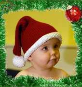 Santa Baby Hat by Lena Swan/ Baby_Projects (Livejournal)-Free