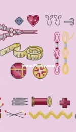 DMC XC 1279 - Bag & Pin Cushion PCS