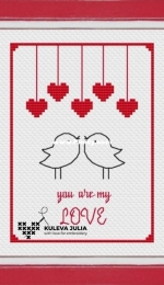 Valentine's Card Birds by Julia Kuleva - Free