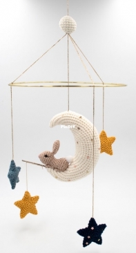 Octopus Crochet Design - Clotilde Dhenaut - Moon Bunny and Stars - Free