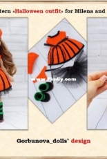 Gorbunova Dolls Design - Yulia Gorbunova - Halloween Outfit for Milena and Amelia dolls