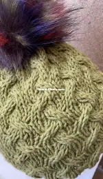 Cabled Cashmere Hat by Sara McDonald-Free
