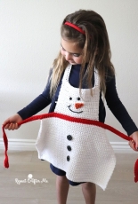 Repeat Crafter Me - Sarah Zimmerman - Snowman Apron - Free