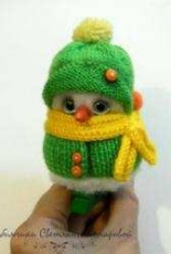Svetlana2211 - Svetlana Komarova - snowman Christmas ornament-Russian -Free