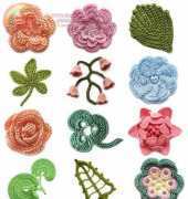 Crochet Flowers & Leaves II - A Collection