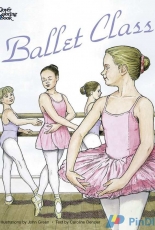 Dover Coloring Books - Ballet Class by Caroline Denzler-1998