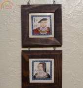 Textile Heritage Mini Cards- Henry VIII, Anne Boleyn, Elizabeth I