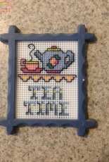 Needle magic inc "Tea Time" stitch in frame