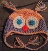 Baby owl hat