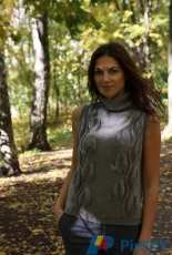 KnitterrA-Leafy for Ladies Vest by Tanya Mulokas-Russian